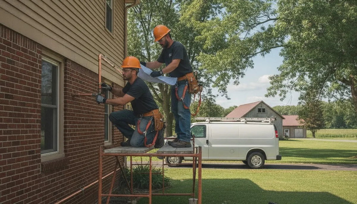Professional plumber servicing a repair in Green Bay, WI for plumbersgreenbaywi-new.com