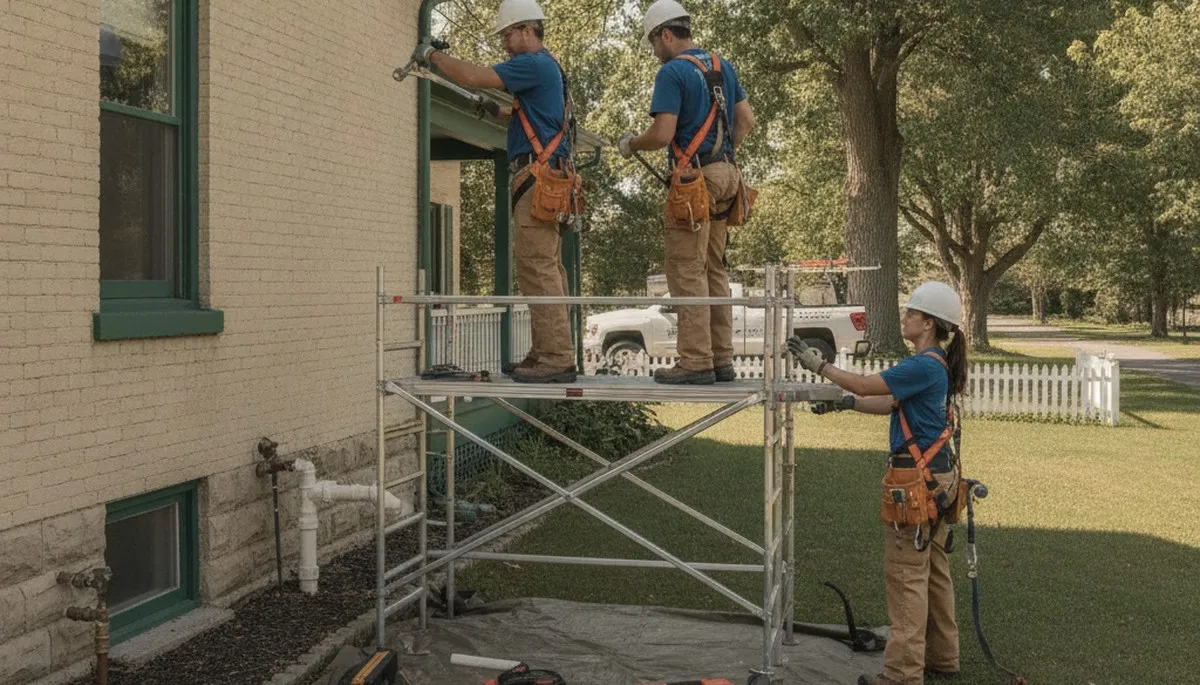 Plumber providing repair service in Green Bay, WI for residential plumbing issues