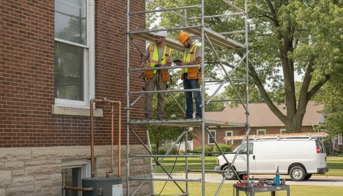 Plumber providing repair services in Green Bay, WI for residential plumbing issues