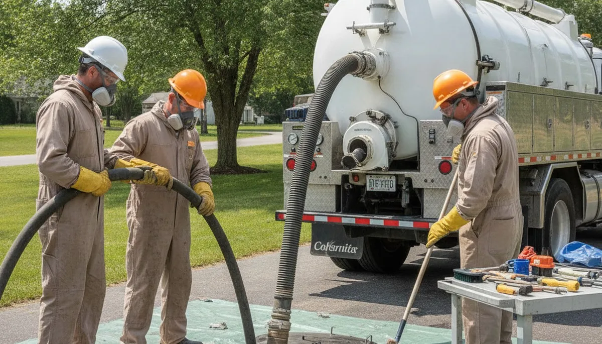 Septic tank cleaning service in Green Bay, WI for homes needing plumbing repair and maintenance