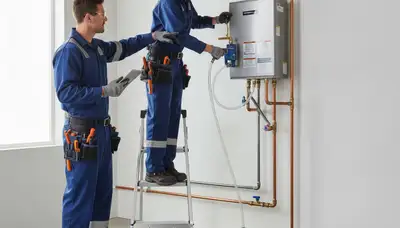 Tankless water heater installed for Green Bay, WI home by On Call Plumbers