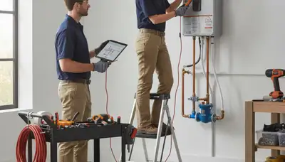 Tankless water heater installation for Green Bay, WI homes by On Call Plumbers